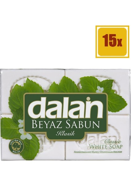 Klasik Banyo Sabunu 4 Adet 600 gr 15'li Set