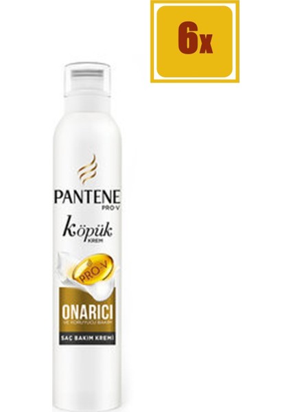 180 ml Onarıcı & Koruyucu Köpük Saç Kremi 6'lı Set