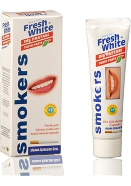 White Diş Pastası Smokers 90 gr 12'li Set fiyatları