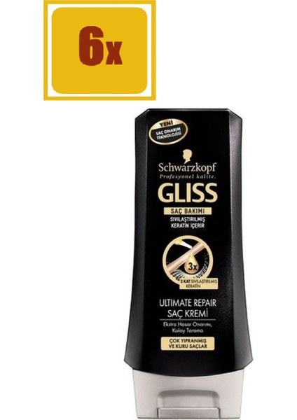 Saç Kremi Ultimate Repair 400 ml 6'lı Set