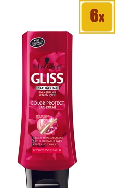 Color Protect Saç Kremi 360 ml 6'lı Set