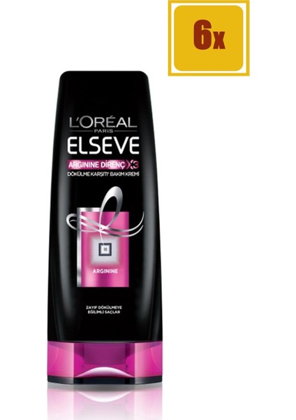 Arginine Direnç X3 Bakım Kremi 360 ml 6'lı Set