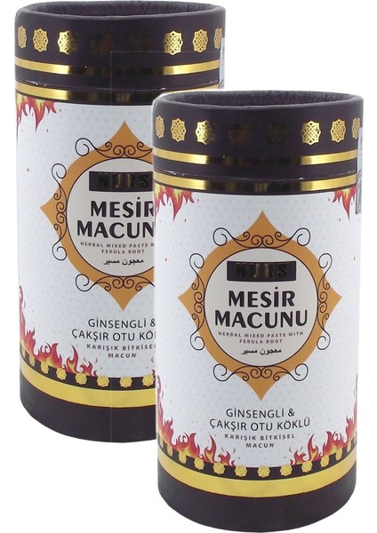 Mesir Macunu Ginseng & Çakşır Otu Köklü - 2 Adet 400 gr