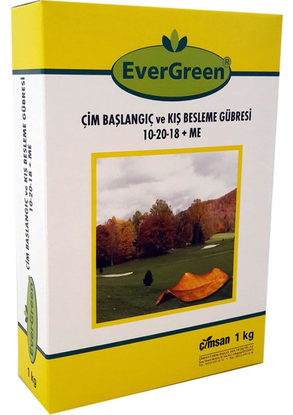10-20-18 / Çim Başlangıç ve Kışlık Bakım Gübresi - NPK Gübre - 1 kg
