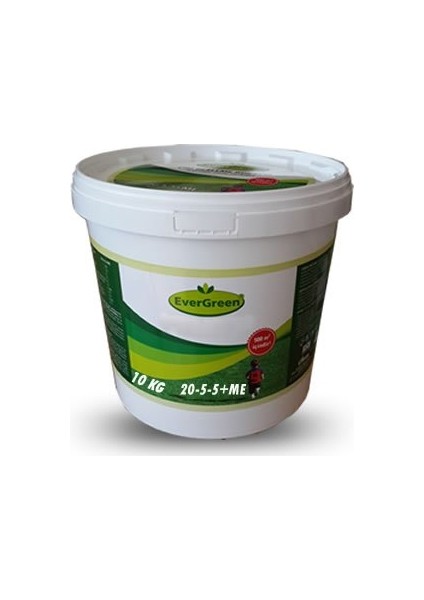 Çim Besleme Gübresi 20-5-5 + ME - NPK Gübre - 10 kg Kova