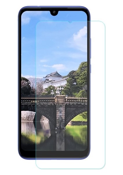 Redmi 7/ Y3 Tempered Cam Ekran Koruyucu Şeffaf