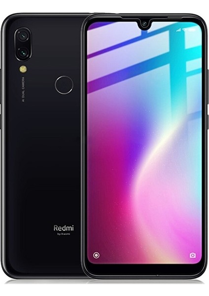 Redmi 7 3D Full Tempered Cam Ekran Koruyucu Siyah