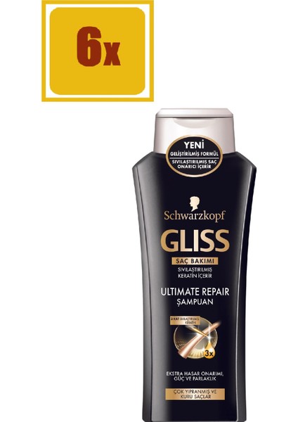 Şampuan Ultimate Repair 400 ml 6'lı Set