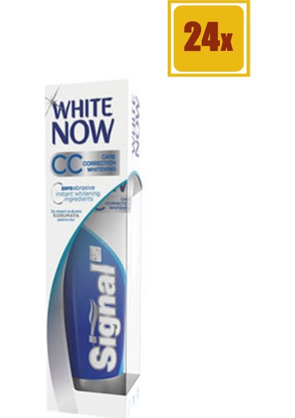 White Now Mavi 75 ml Diş Macunu 24'lü Set