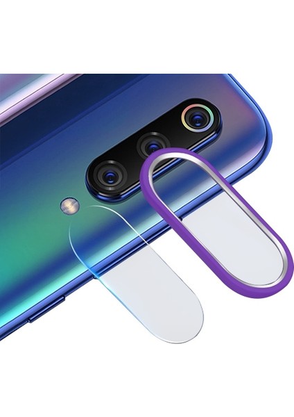 Xiaomi Mi 9 Kamera Koruma Metal Lens+ Cam Set Mor