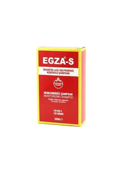 Egzas Kükürtlü Kepek ve Şampuanı 300 ml