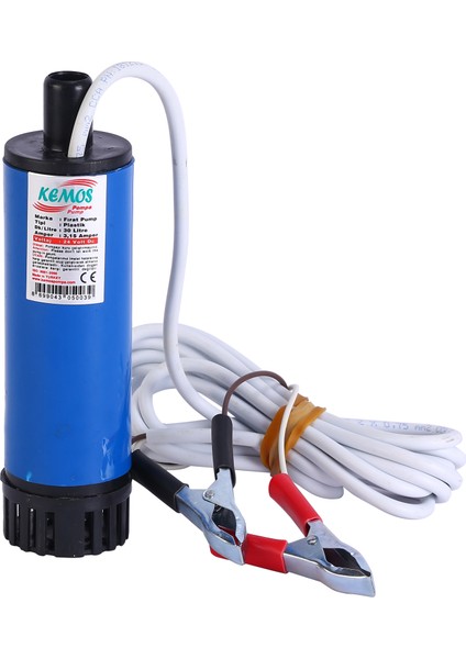 Dicle Plastik 12V Dalgıç Mazot ve Sıvı Aktarım Pompası