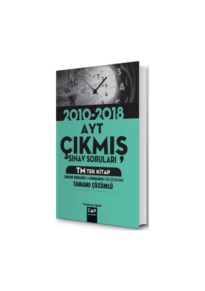 AYT TM Tek Kitap Çıkmış Sınav Soruları