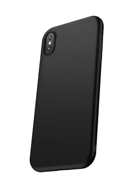 Vendas iPhone XS Siyah Silikon Kılıf + Vendas Ekran Koruyucu