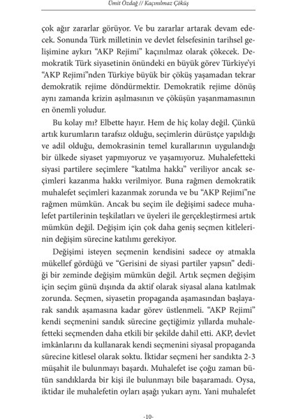 Kaçınılmaz Çöküş - Ümit Özdağ