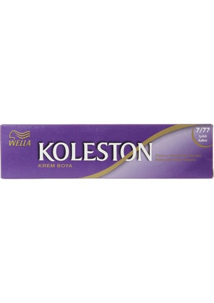 Wella Koleston Tüp Boya 7-77 Işıltılı Kahve 3'lü Set Saç Boyası