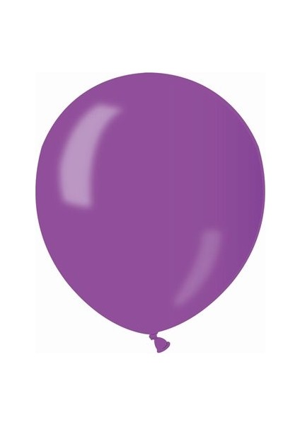 Metalik Balon Mor 100'lü Paket