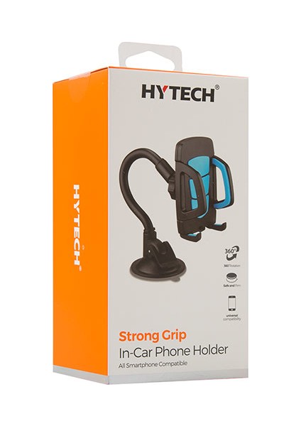 HY-XH20 Vantuz + Braketi 360 Derece Siyah/Mavi Telefon Tutucu