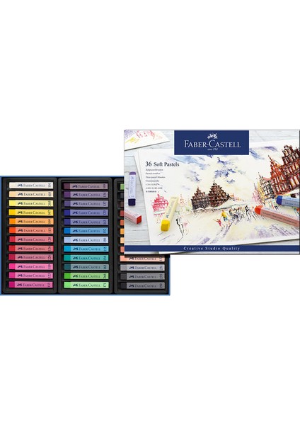 Faber Creative Toz Pastel 36 Renk Tamboy 128336