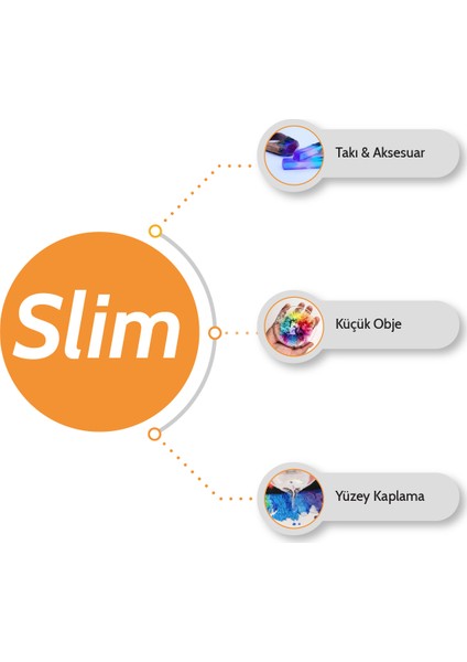 Slim 5000 Gr + 2500 Gr A+B Küçük Hacim İÇin Şeffaf Epoksi Reçine