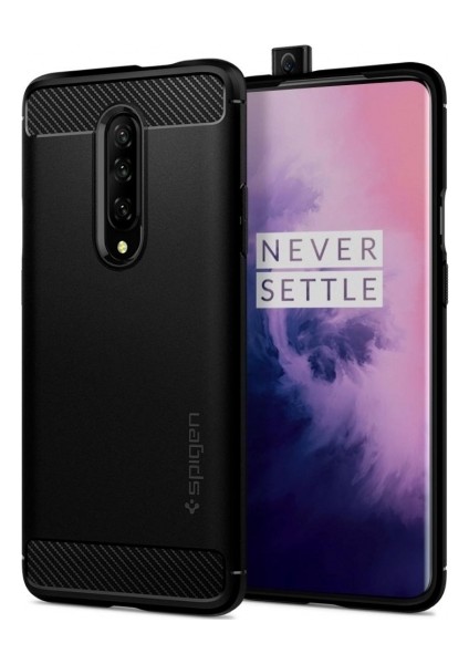 OnePlus 7 Pro Kılıf Rugged Armor Matte Black - K09CS26390