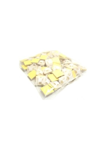 19X19 Yapışkan Kroşe Beyaz (1000 Adet)