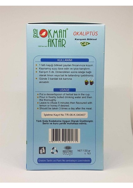 Okaliptus Çayı 130 gr