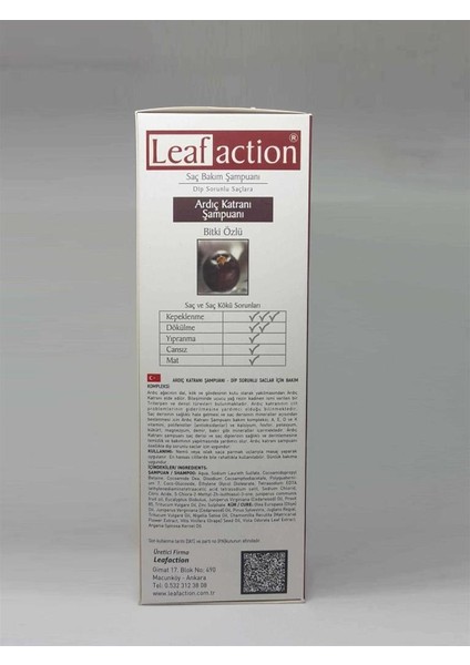 Leaf Action Ardıç Katranı Şampuanı 400 ml