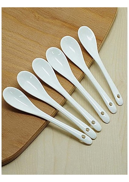 Porselen Çay Kaşık 6 lı