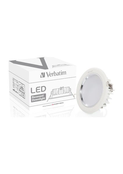 Verbati̇m LED Downli̇ght 135 mm15W 3000K 1200LM Beyaz 052445-204