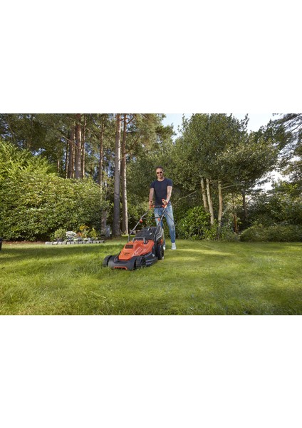 Black & Decker BEMW471BH 1600W 38 cm Elektrikli Çim Biçme Makinası