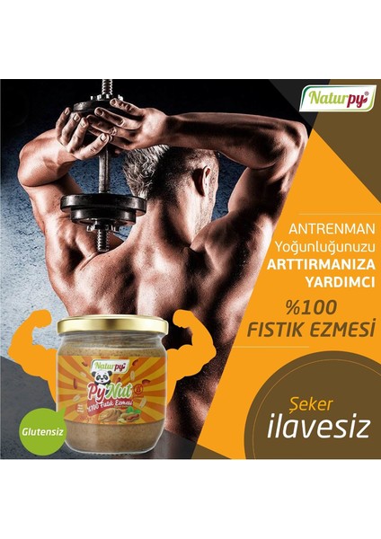 Pynut %100 Fıstık Ezmesi 360 gr Şekersiz ve Glutensiz