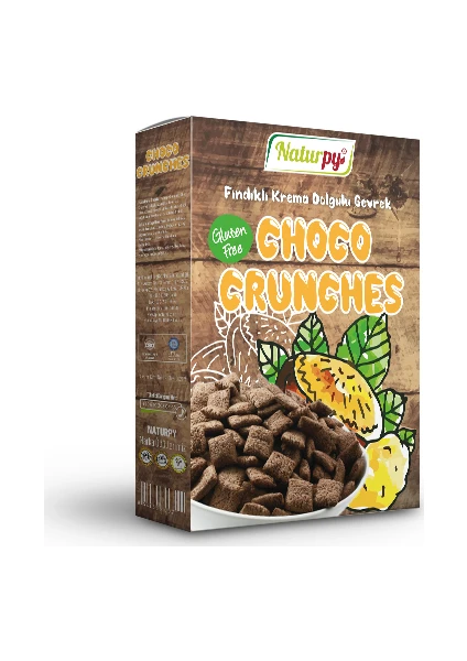 Fındık Krema Dolgulu Gevrek Choco Crunches Glutensiz