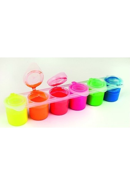 School Tempera 6X25Ml Set Neon