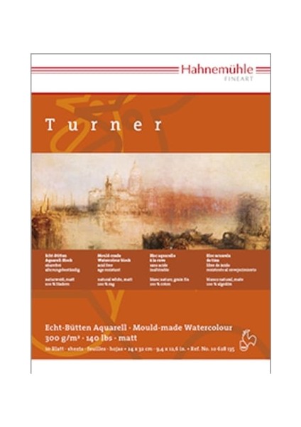 Turner Suluboya Blok 30X40Cm 300G 10 Yaprak