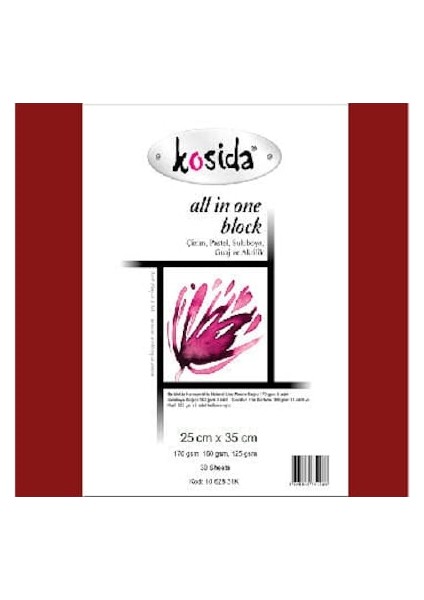 Resim Defteri All In One Blok 25X35 24 Yaprak