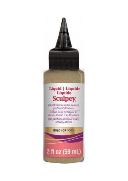 Polimer Kil Sıvı Altın 59Ml. Gold Liquid Sculpey 59Ml.