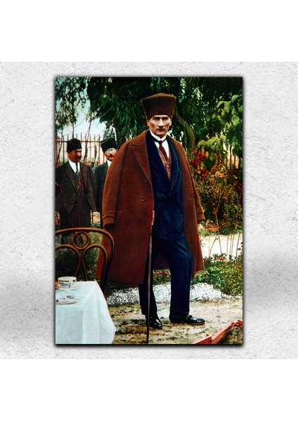 Kalpaklı Atatürk Portresi Kanvas Tablo