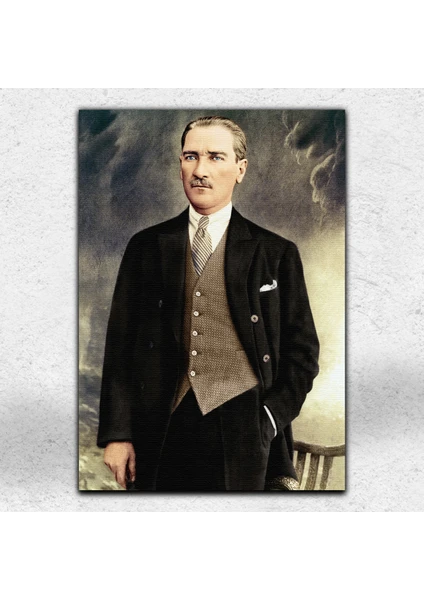 İyi Olsun Atatürk Portresi Kanvas Tablo