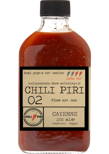 Chili Piri - Füme Acı Sos No:2 - 200 ml