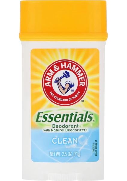 Arm Hammer Essentials Clean Doğal Deodorant 71 gr