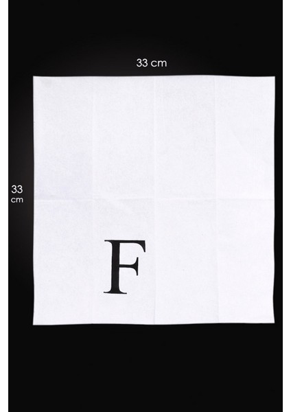 F Harf Peçete 33 cm modelleri