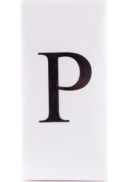 P Harf Peçete 33 cm