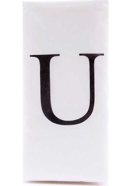 U Harf Peçete 33 cm