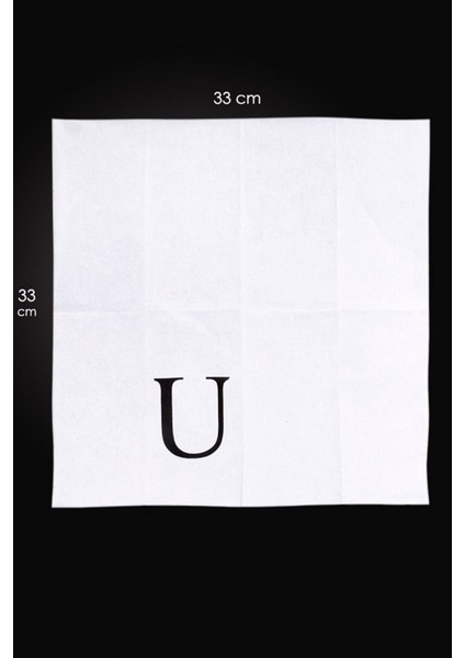 U Harf Peçete 33 cm modelleri