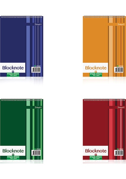 Smart Bloknot A4 40 Yp.Çizgili