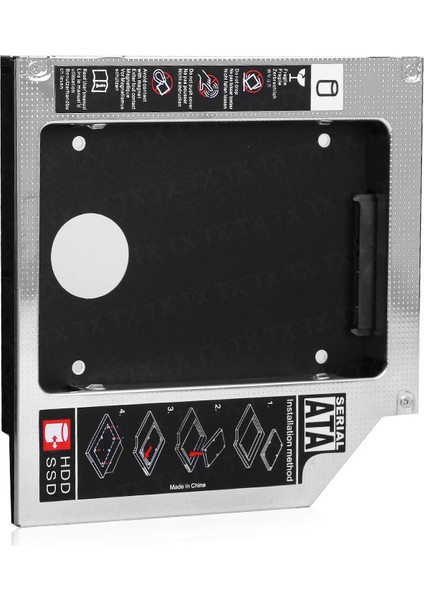 12.7mm NB Optik Sürücü 2.5 HDD Yuva Dönüştürücü (TXACED12)