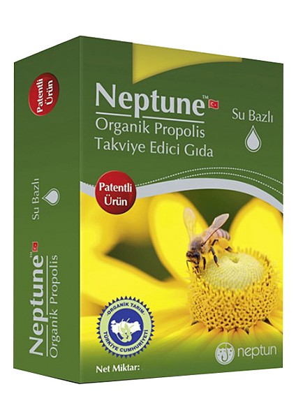 Neptune Su Bazlı Organik Propolis Damla 50 Ml