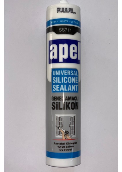 Beyaz Genel Amaç Silikon