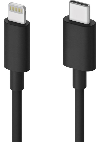 USB-C to Lightning USB Şarj ve Data Kablosu - Siyah